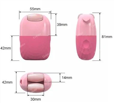 3- yn -1 Jade & Silicone Cube Roller Ice Tylin Pall
