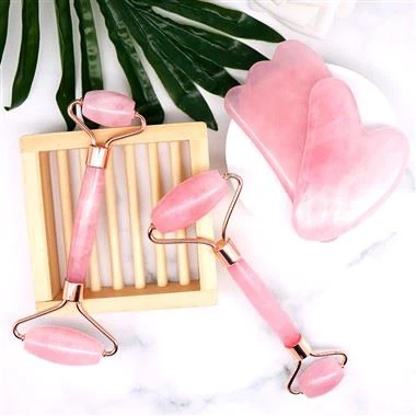 Rholer wyneb cwarts rhosyn i ferched