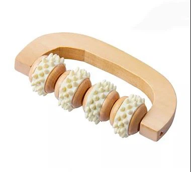 Offeryn rholer tylino pren ar gyfer y corff cyfan