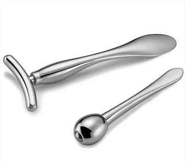 Sinc Alloy Mini cosmetig Spatula Hufen Llygaid Tylino Roller Cyfanwerthu