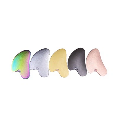5 lliw 304 metel dur gwrthstaen gua sha