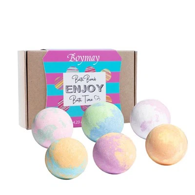 Set anrhegion bomiau baddon organig