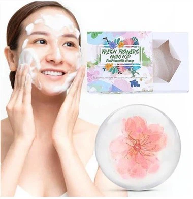 Sebon asid amino crisial tryloyw