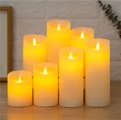 Di-fflam batri Wickless USB Trydan batri aildrydanadwy piler cannwyll persawrus